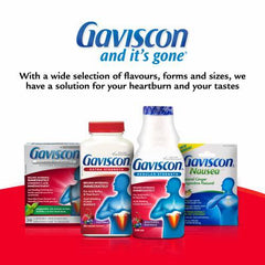 Gaviscon Liquid Extra Strength Antacid - 340 ml - Antacid Liquid for Day and Night Heartburn Relief, Acid Reflux and GERD Relief, Icy Mint- Free of Aluminum, Lactose and Gluten