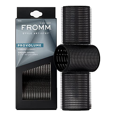 Fromm ProVolume 1.75" Ceramic Ionic Hair Rollers, Pack of 3