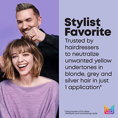 Matrix Purple Hair Mask,So Silver Deep Conditioning Toning Hair Mask,Neutralizes Yellow Tones and Brassy Tones,Tones Blonde and Silver Hair,For Blonde,For Silver Hair,Grey Hair,200ml(Packaging May Var