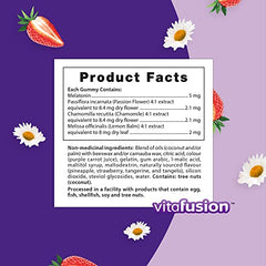 Vitafusion Sleepwell Plus Adult Vitamin Gummies,10mg Melatonin Per Daily Dose, Helps Improve Sleep Quality, 100 Count, Packaging May Vary