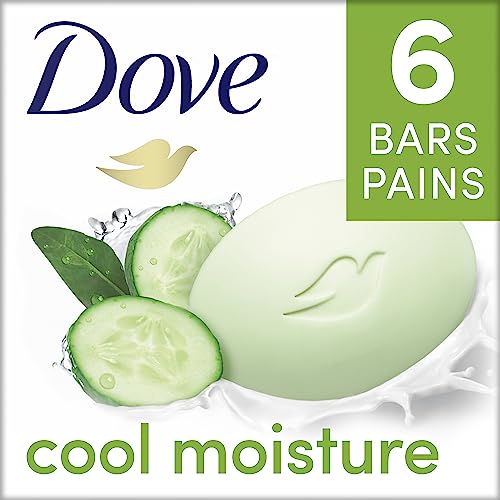 Dove Refreshing Beauty Bar skin care for Revitalized Skin Cucumber and Green Tea 106 g 6 count