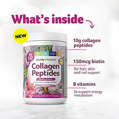 Collagen Powder, Purely Inspired Collagen Peptides Powder, Beauty, Supports Skin, Hair and Nail, Joint Pain Support, Mixed Berry, 20 Servings