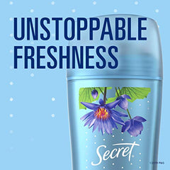 Secret Clear Gel Antiperspirant and Deodorant, Waterlily Scent, 73 grams