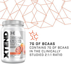 XTEND Original BCAA Powder Italian Blood Orange | Sugar Free Post Workout Electrolyte Muscle Recovery Drink with Amino Acids | 7g BCAAs for Men & Women | 90 Servings