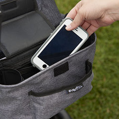 Evenflo Universal Stroller Organizer, Grey Melange