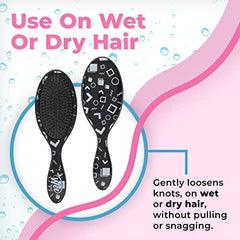 Wet Brush Hair Brush Checker Print Original Detangler