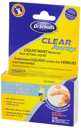 Dr Scholl's ClearAway Liquid Wart Remover // Clinically Proven Wart Removal of Common Warts, Optimal for Fingers and Toes