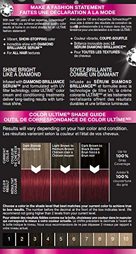 Schwarzkopf Color Ultime Permanent Hair Color Cream, 5.29 Vintage Red (Packaging May Vary)