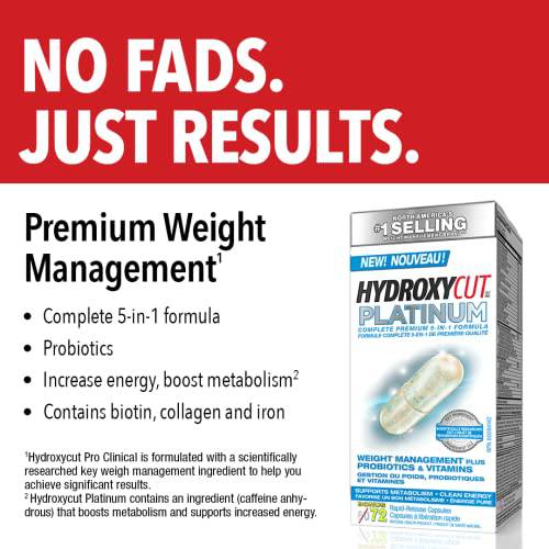 Hydroxycut Platinum Weight Management plus Probiotics & Vitamins