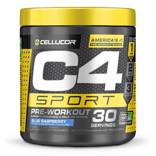 Cellucor C4 Sport Blue Raspberry Concentrated Energy & Performance Powder - Zecoya