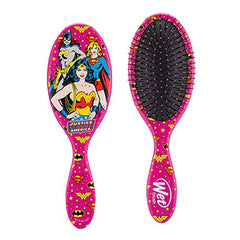 Wet Brush Original Detangler Hair Brush - Justice League, (Wonder Woman, Batgirl, & Supergirl) - Comb for Women, Men & Kids - Natural, Straight, Thick and Curly Hair - Pain-Free for All Hair Types