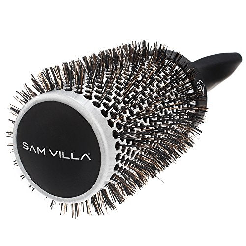 Sam Villa Thermal Styling Hair Brush, Black, 2 Inch