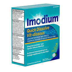 Imodium Quick Dissolve Mint Flavor Tablets