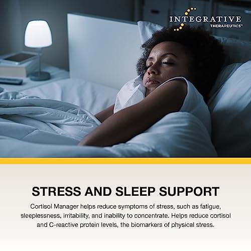 Cortisol Manager - Integrative Therapeutics - Helps Reduce Stress Symptoms and Cortisol Levels with Ashwagandha, Magnolia and L-Theanine - 30 Vegetarian Tablets