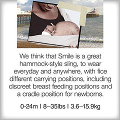 We Made Me Smile Classic 5-In-1 Baby Sling, from 3.6-15.9Kg, Lavender