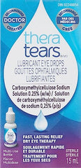 Thera Tears Lubricating Eye Drops for Dry Eyes - 15 ml - Fast, Lasting Eye Treatment