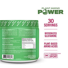 BioSteel Plant-Amino Power BCAA Powder, Fermented Plant-Based Amino Acids, Non-GMO Formula, Berry Fusion, 30 Servings