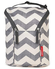 Skip Hop Baby Breastmilk Cooler Insulated Bottle Bag, Grab & Go, Chevron