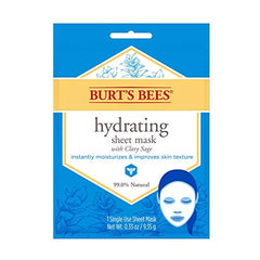 Burt's Bees Hydrating Sheet Mask, Single Use, 1 Count