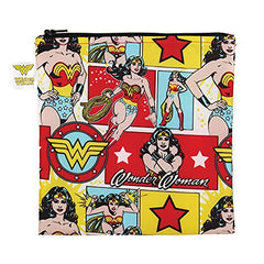 Bumkins Dc Comics Snack Bag, Wonder Woman Comic, Large