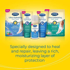 Dr. Scholl's Cracked Heel Repair Balm 2.5oz, with 25% Urea for Dry Cracked Feet, Heals and Moisturizes for Healthy Feet