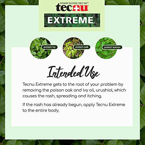 Tecnu Extreme Poison Ivy and Oak Scrub, Removes Poisonous Plant Oils That Cause Rash and Itching, 4 Ounces