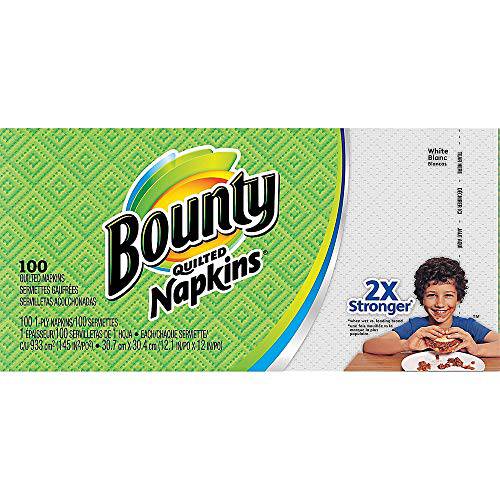 Bounty Paper Napkins, White - Zecoya