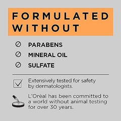 L'Oréal Paris Men Expert Hydra Energetic Face Cream with Vitamin C + Protein, 24HR Non-greasy Face Moisturizer for Men, For Dry and Dull Skin, Reduces look of fine lines & dark circles, Dermatologist Tested, 50ml