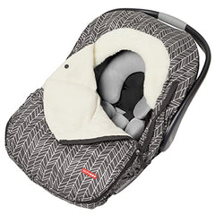 Skip Hop Winter Car Seat Cover, Stroll & Go, Grey Feather