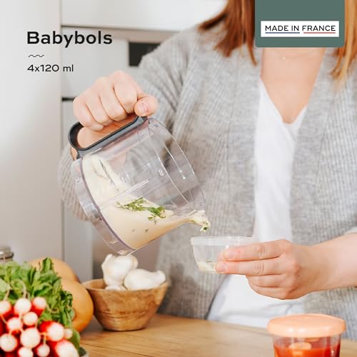 Babymoov Leak Proof Storage Bowls | BPA Free Containers With Lids, Ideal to Store Baby Food or Snacks for Toddlers (PICK YOUR SET SIZE)