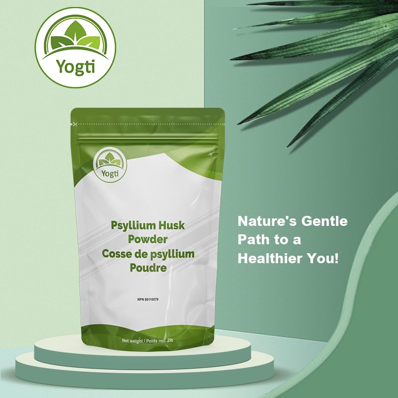 Yogti Psyllium Husk Powder - 2 Pound, Packaging may vary