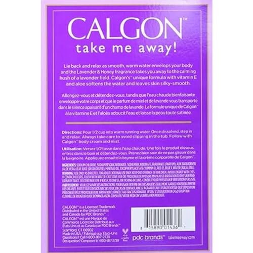 Calgon Ultra-Moisturizing Bath Beads (Lavender and Honey, 30-Ounce), 850 g (Pack of 1)