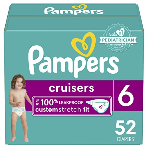 Pampers Cruisers Diapers Size 6 52 Count