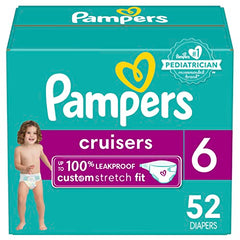 Pampers Cruisers Diapers Size 6 52 Count