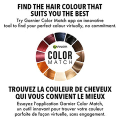 Garnier Belle Color Permanent Hair Dye, 48 Mocha Brown, 100% Grey Coverage, Enriched with Argan Oil and Wheat Germ Oils - 1 Application, Packaging may vary