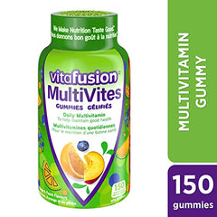 Vitafusion MultiVites Adult Multivitamin Gummies, Source Of 12 Essential Nutrients, 150 Gummies, 2.5 Month Supply, Packaging May Vary