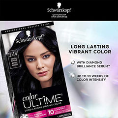 Schwarzkopf Color ultime permanent Hair Color Cream, 3.44 Indigo Royale, 1 Count