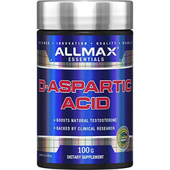 ALLMAX Nutrition - D-Aspartic Acid - 100% Pure Pharmaceutical Grade - 100 Gram