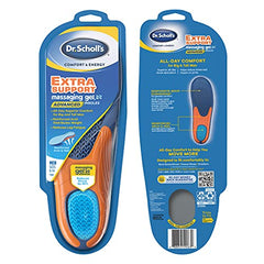 Dr. Scholl’s Comfort and Energy Extra Support Insoles for Men, 1 Pair, Size 8-14