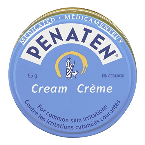 Penaten Diaper Rash Cream for Baby, Zinc Oxide Cream, 55g, blue