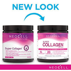 NeoCell Super Collagen Peptides Powder, 10 g Collagen per serving, Supports Healthy Hair, Skin, & Nails, 20 servings