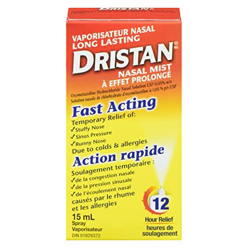 Dristan Long Lasting Mist 15ml, Clear