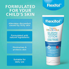 Flexitol Happy Little Bodies Eczema Relief Moisturizing Lotion | Natural Ingredients | Colloidal Oatmeal - Calms & Soothes Eczema Prone Skin | 175g