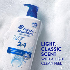 Head & Shoulders Classic Clean 2-in-1 Shampoo + Conditioner, 835ML