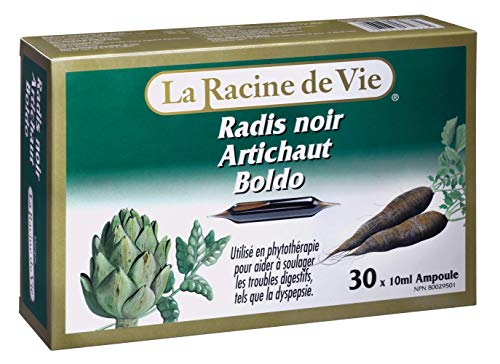 Root Of Life/ La Racine De Vie Black Radish Artichoke Boldo (30 Ampoules) 30 Count