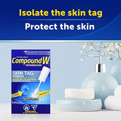 Compound W Skin Tag Remover System - 8 count - Freezes Your Skin Tag Instantly, For Treatment & Effective Skin Tag Removal