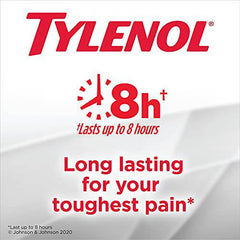 Tylenol Muscle Aches and Body Pain, Acetaminophen 650 mg, Joint Pain, Muscle Ache Relief, Fast and Long Lasting, 16 Caplets