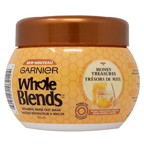 Garnier Whole Blends Honey Treasures Repairing Rinse-Out Mask, 300 ml - Zecoya