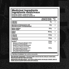 NITROSURGE Pre Workout Supplement - Endless Energy, Instant Strength Gains, Clear Focus, Intense Pumps - Nitric Oxide Booster & Preworkout Powder with Beta Alanine - 30 Servings, Blueberry Lemonade