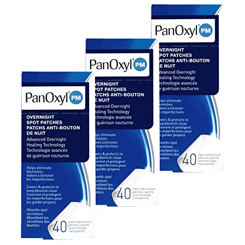 PanOxyl PM Patches 3 Pack (120 Count) PM Patches Bundle